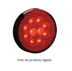 LUZ TRASERA CR LED 24V Ø125MM