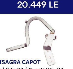 BISAGRA  CAPOT. VW GOL PARATI 95.