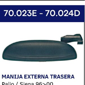 MANIJA DE PUERTA FIAT PALIO 96>00