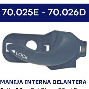 MANIJA DE PUERTA INT FIAT PALIO DEL