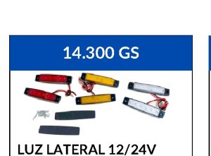 LUZ LATERAL BIVOLT AMBAR