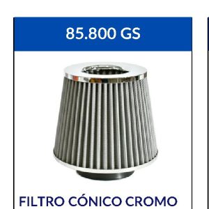 FILTRO CONICO CROMADO