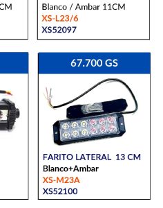 FARITO LATEAL BLANCO/AMBAR