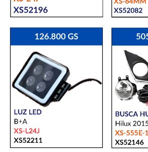 LUZ LED BLANCO + AMBAR